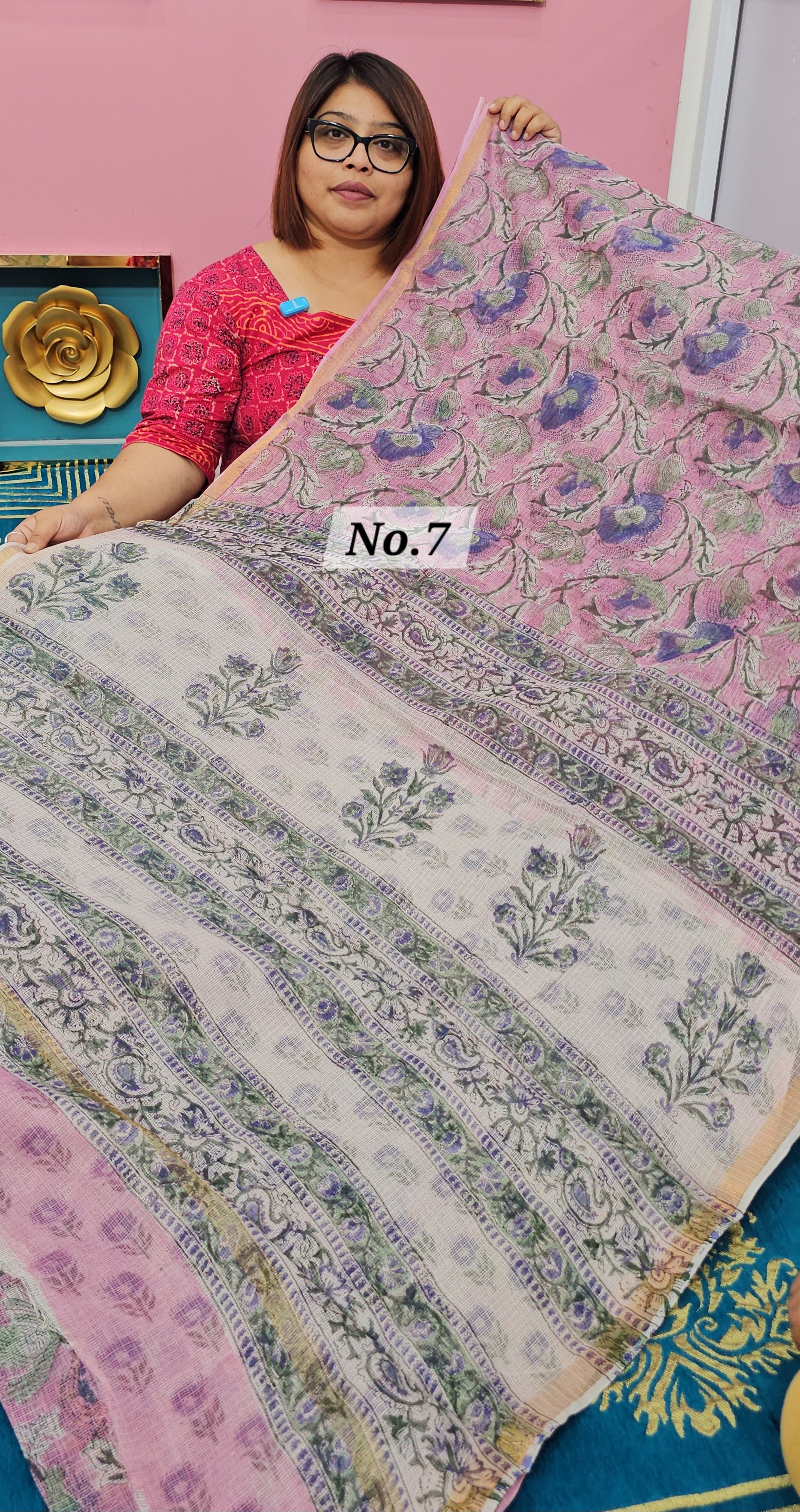 HANDBLOCK KOTA SAREE (NO.7)