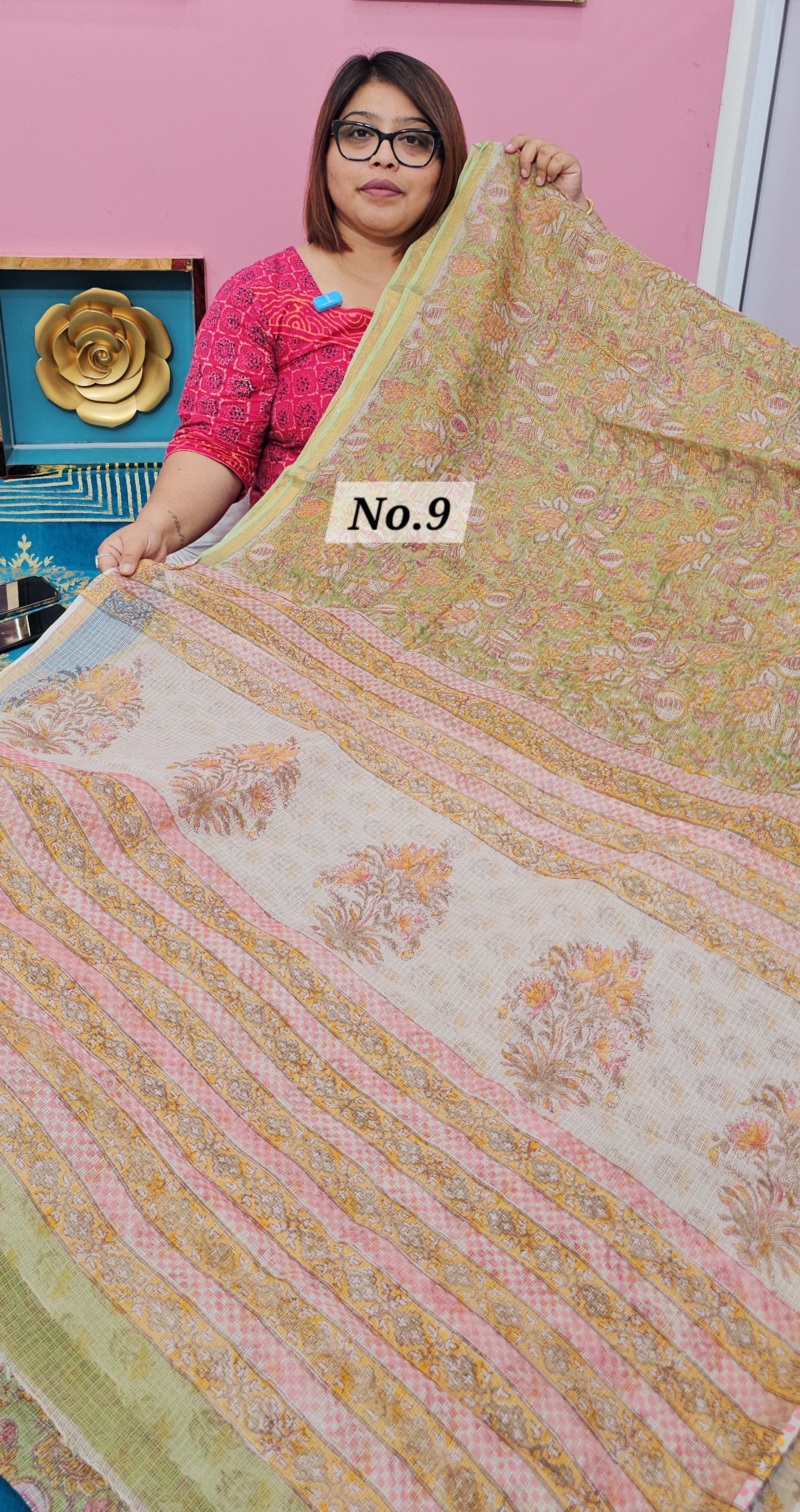 HANDBLOCK KOTA SAREE (NO.9)