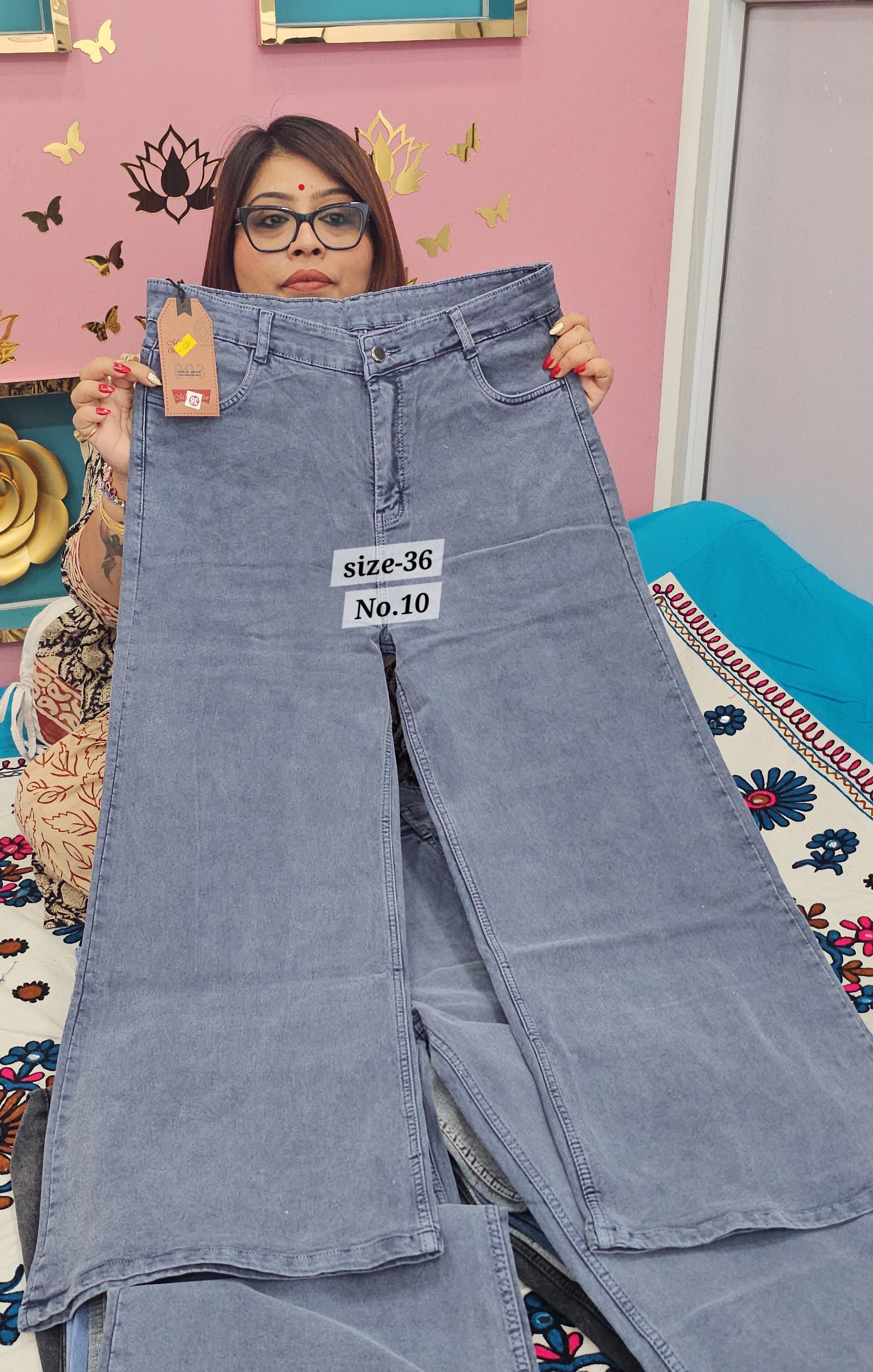 READY MADE JEANS SIZE- 36 (NO.10)