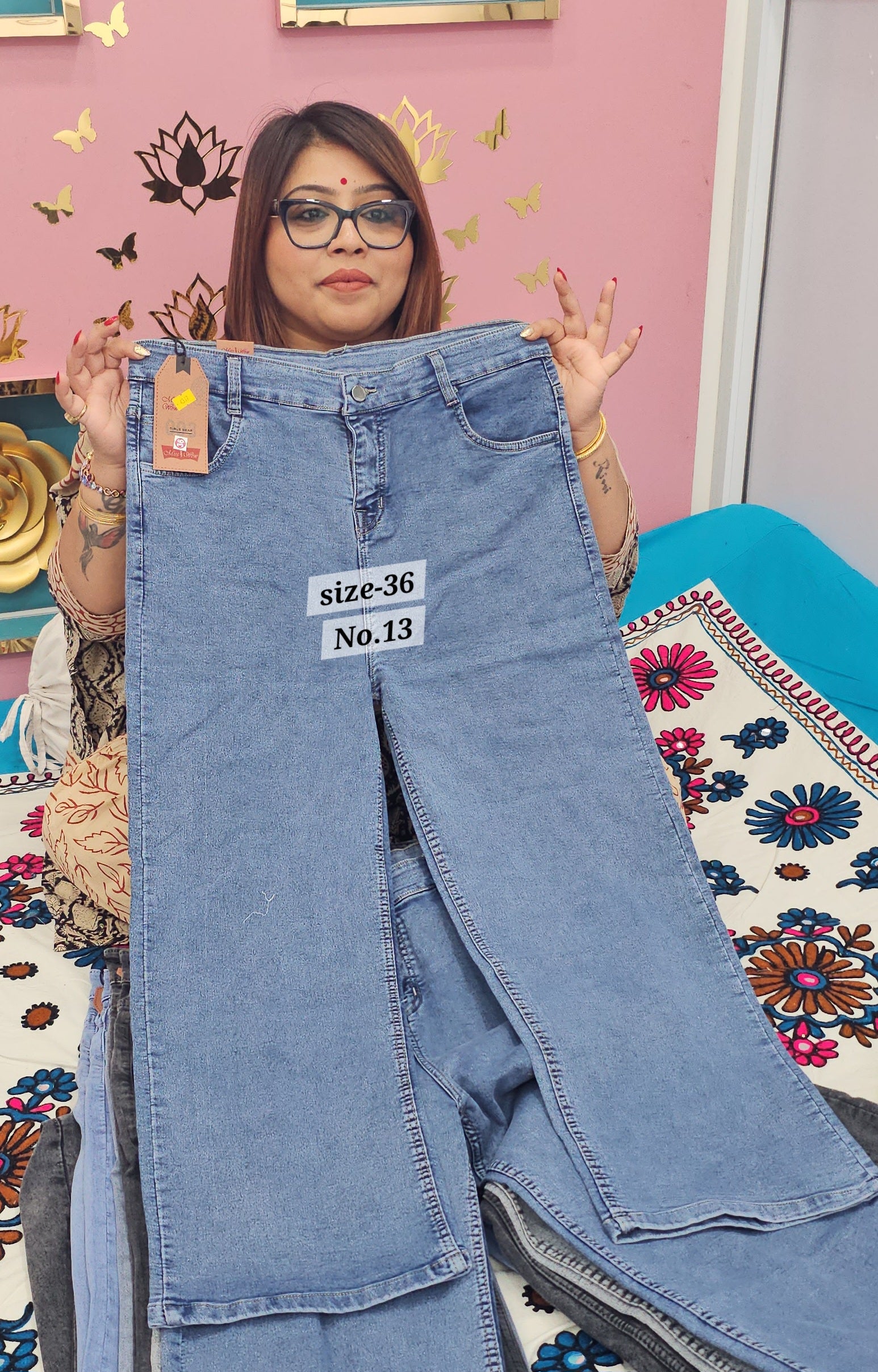 READY MADE JEANS SIZE- 36 (NO.13)
