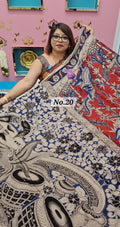 HANDBLOCK MAL COTTON SAREE (NO.20)