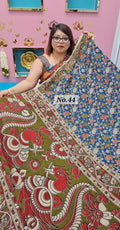 HANDBLOCK MAL COTTON SAREE (NO. 44)