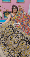 HANDBLOCK MAL COTTON SAREE (NO. 64)
