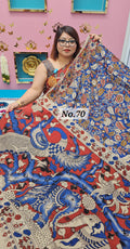 HANDBLOCK MAL COTTON SAREE (NO. 70)