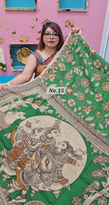 KALAMKARI SILK SAREE (NO.15)