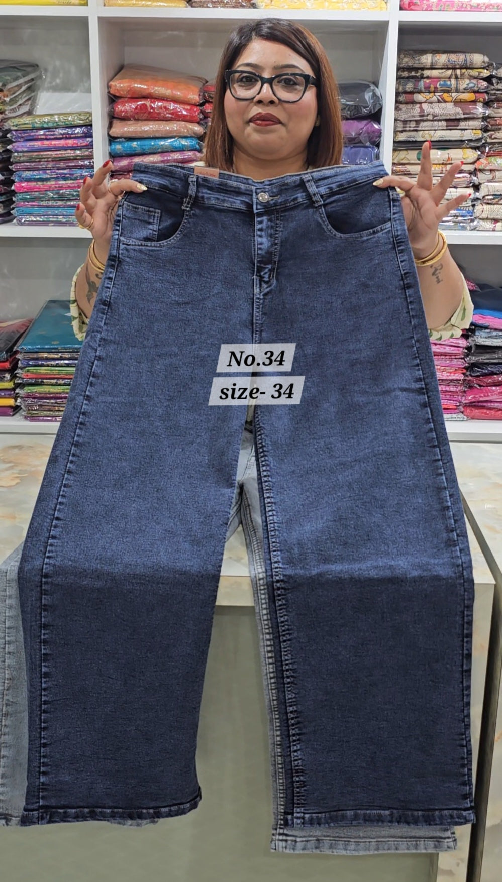 READY MADE JEANS SIZE-34 (NO.34)