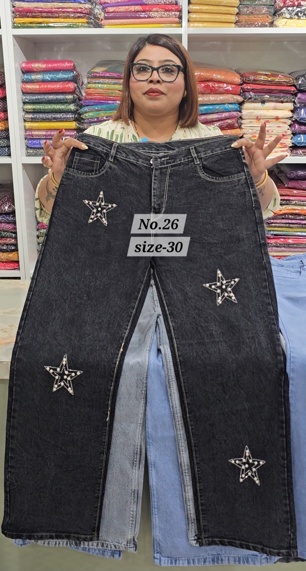 READY MADE JEANS SIZE-30 (NO.26)