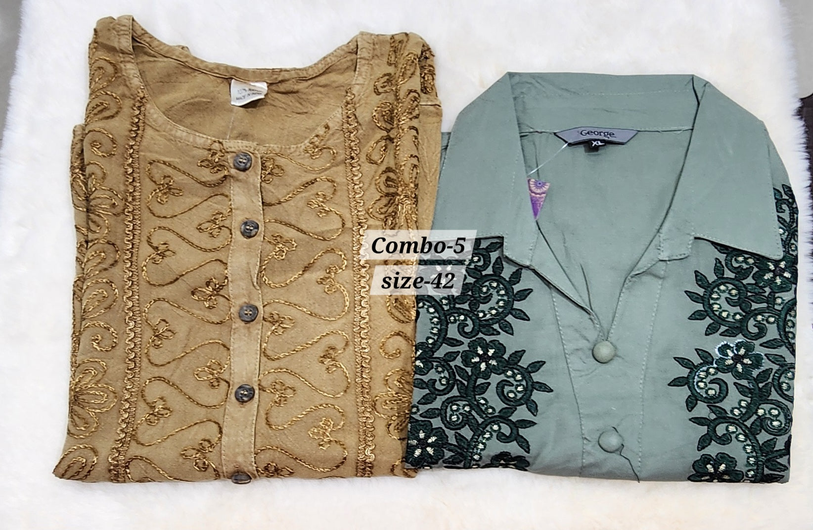 COTTON SHORT TOP {SIZE-42} (COMBO-5)