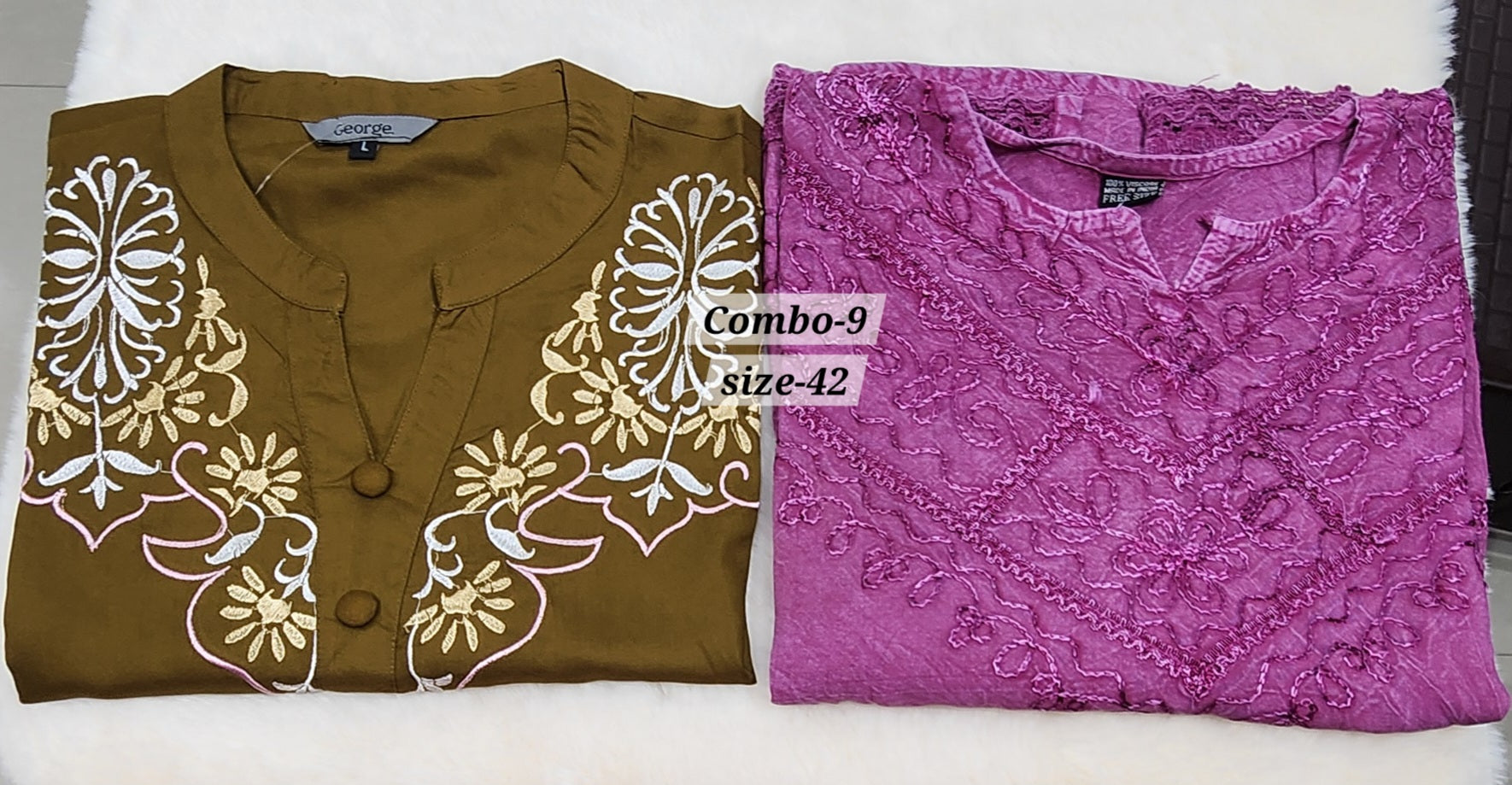 COTTON SHORT TOP {SIZE-42} (COMBO-9)