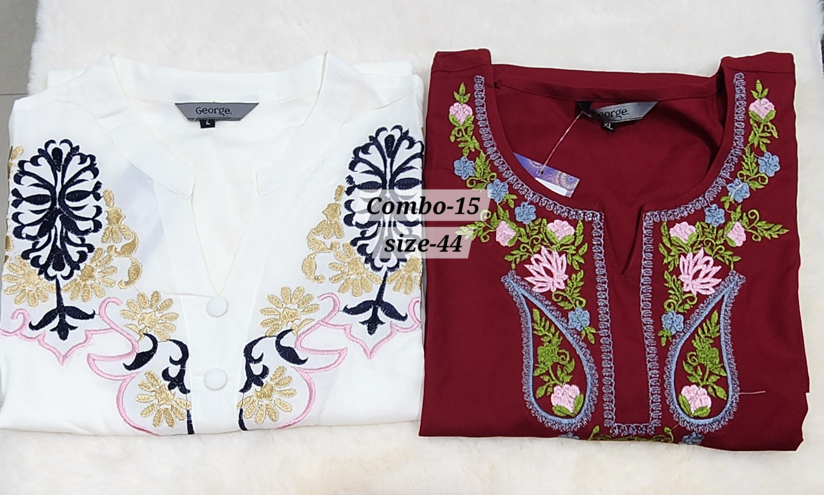 COTTON SHORT TOP {SIZE-44} (COMBO-15)
