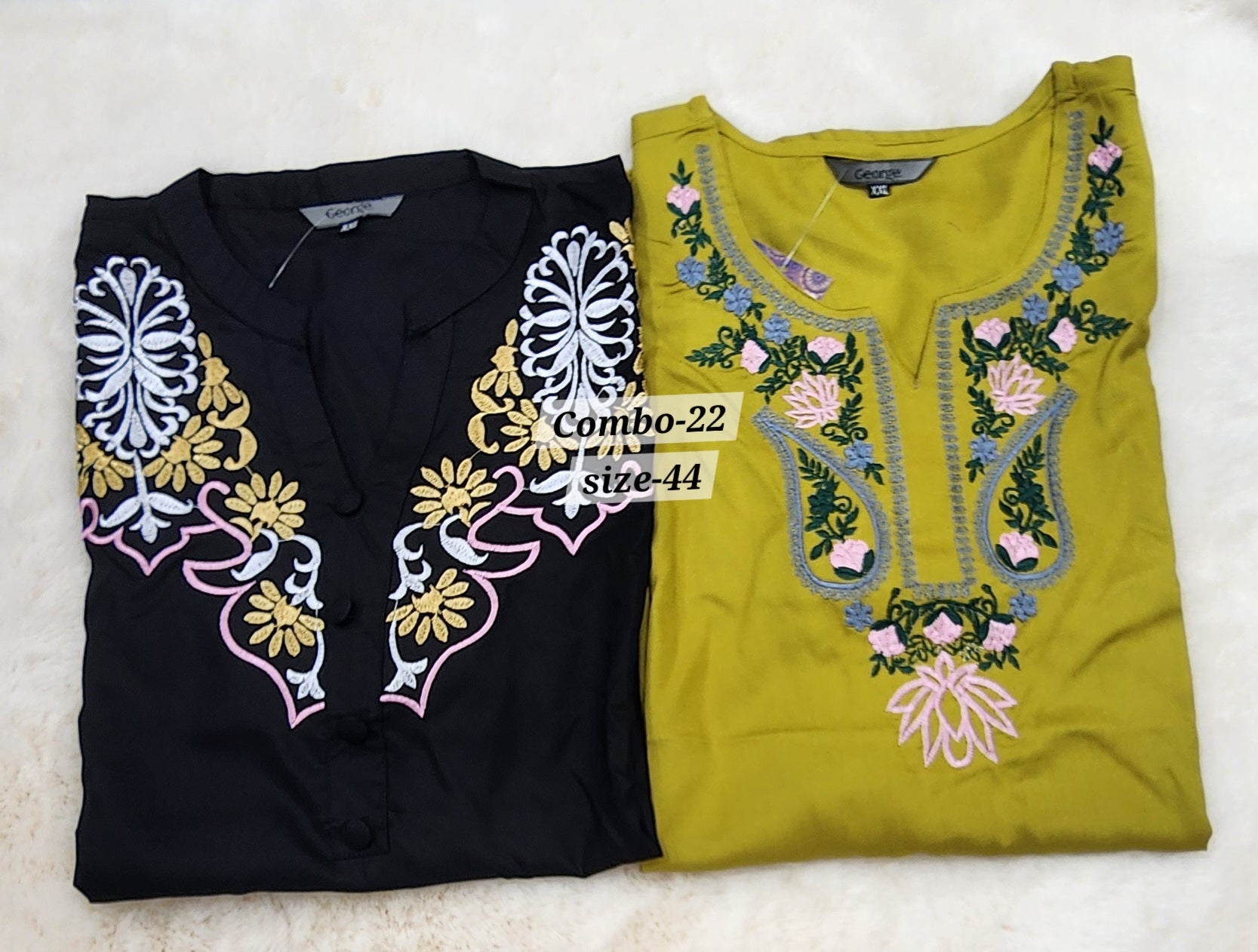 COTTON SHORT TOP {SIZE-44} (COMBO-22)