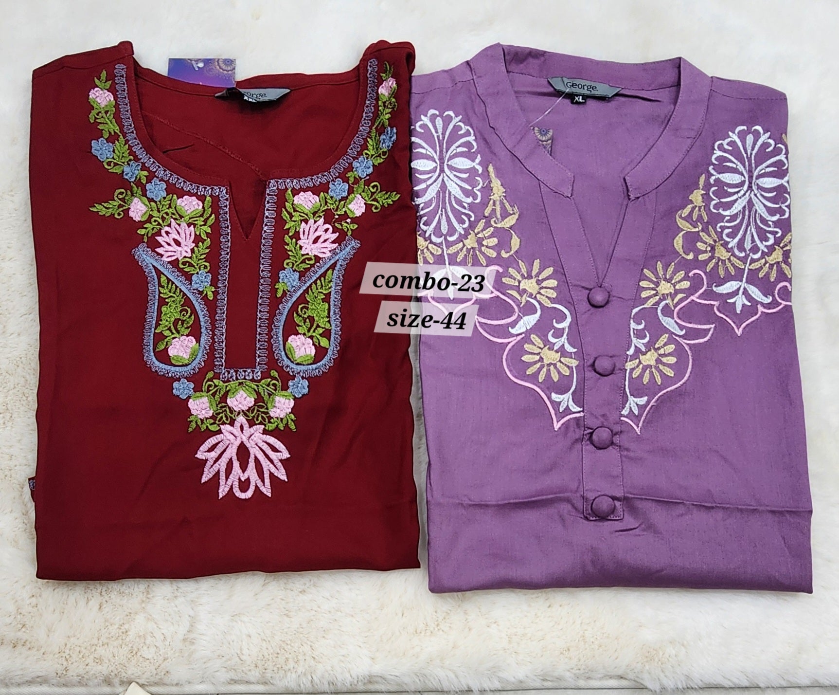 COTTON SHORT TOP {SIZE-44} (COMBO-23)