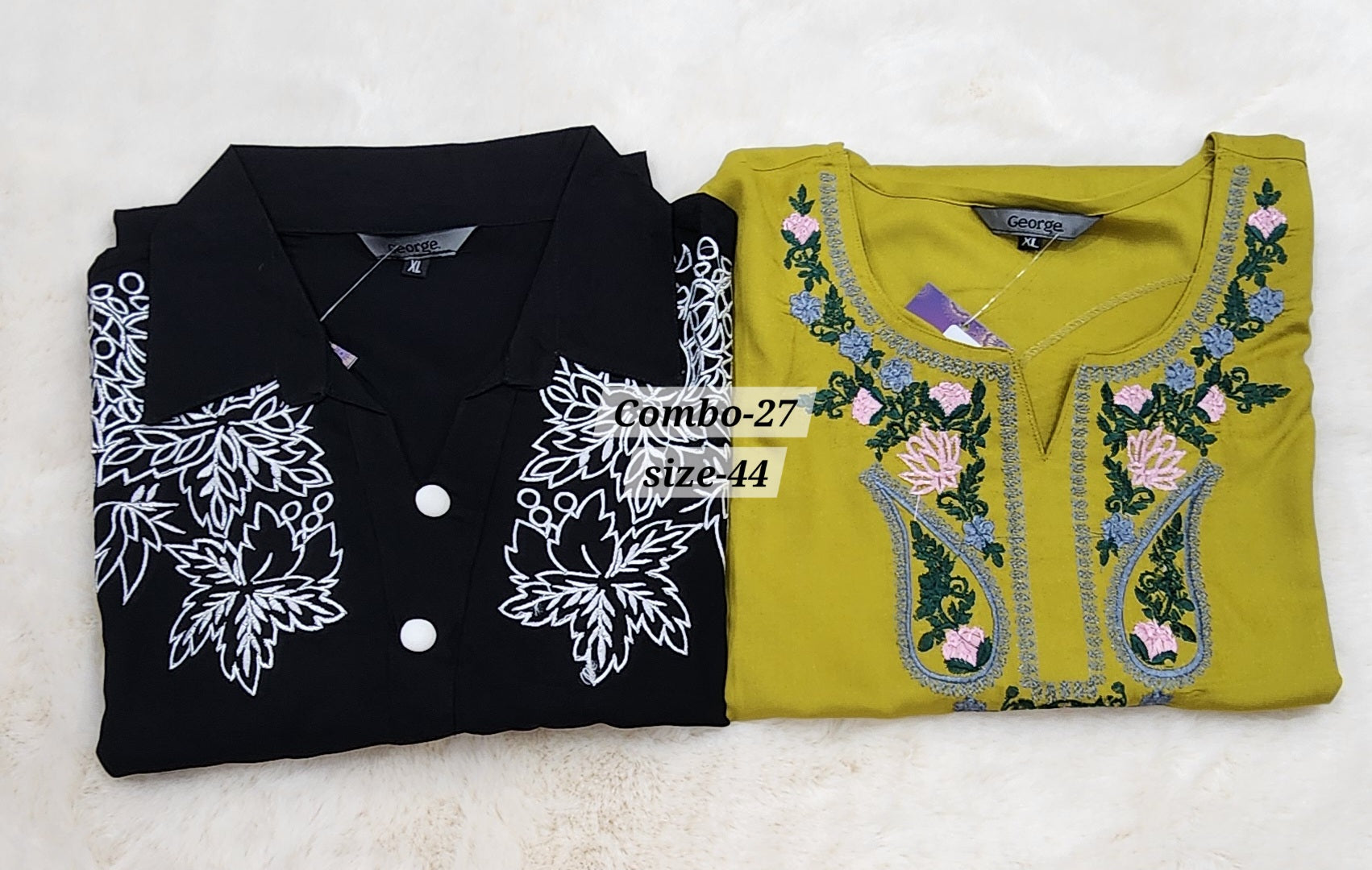 COTTON SHORT TOP {SIZE-44} (COMBO-27)