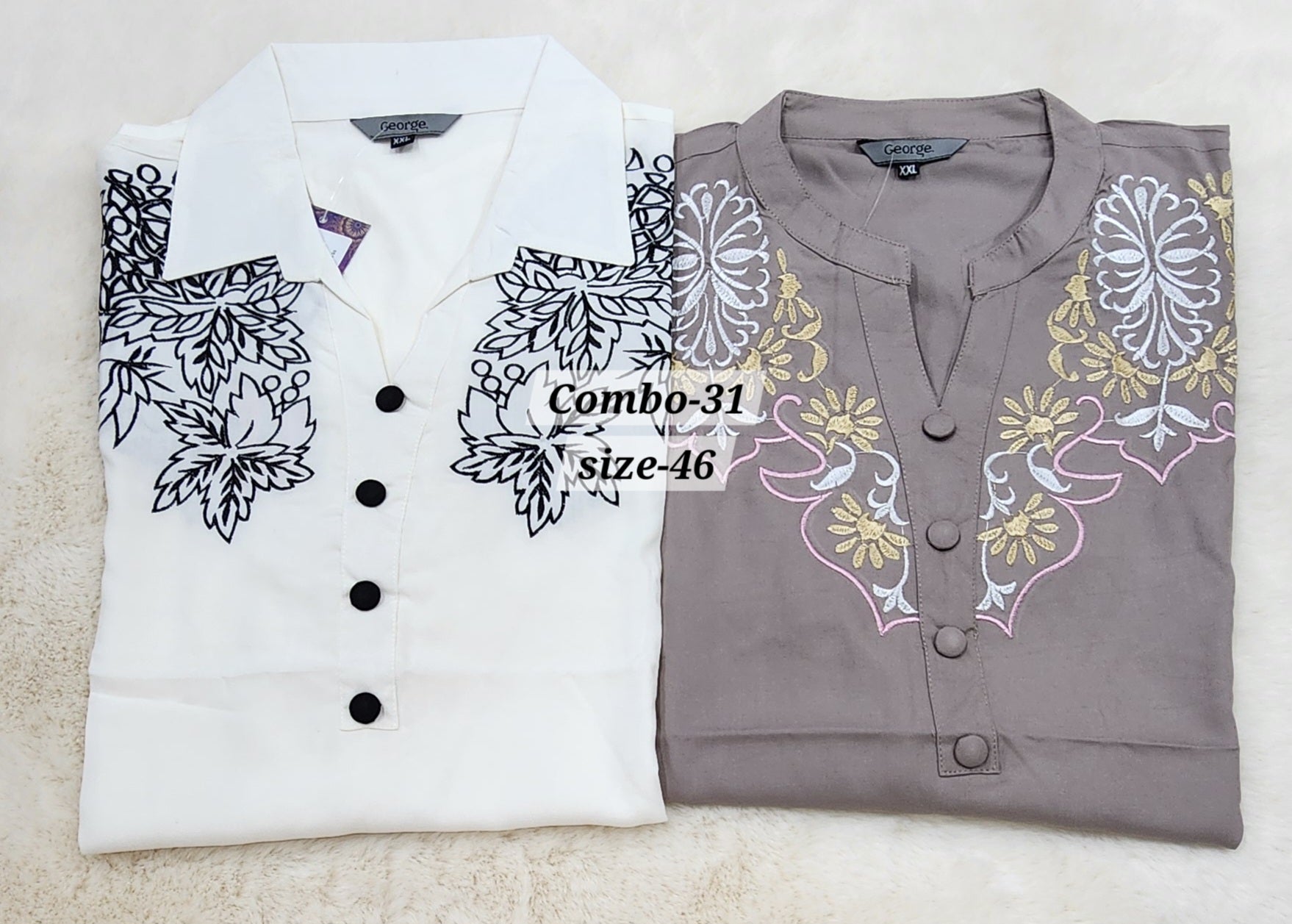 COTTON SHORT TOP {SIZE-46} (COMBO-31)