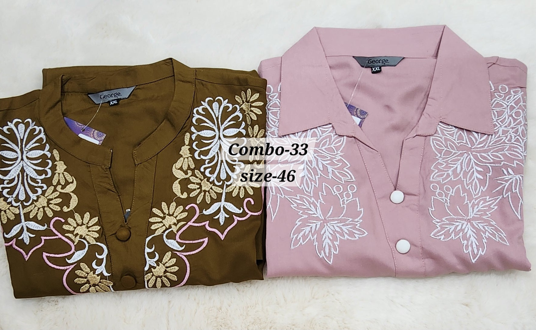 COTTON SHORT TOP {SIZE-46} (COMBO-33)