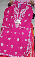 LUKHNOW CHIKANKARI READY MADE KURTI {SIZE-40} (NO. 1)