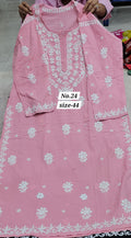 LUCKNOW CHIKANKARI READY MADE KURTI {SIZE-44} (NO. 24)
