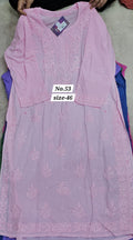 LUCKNOW CHIKANKARI READY MADE KURTI {SIZE-46} (NO. 53)