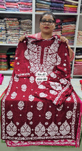 LUKHNOW CHIKANKARI CORD SET (NO.45)