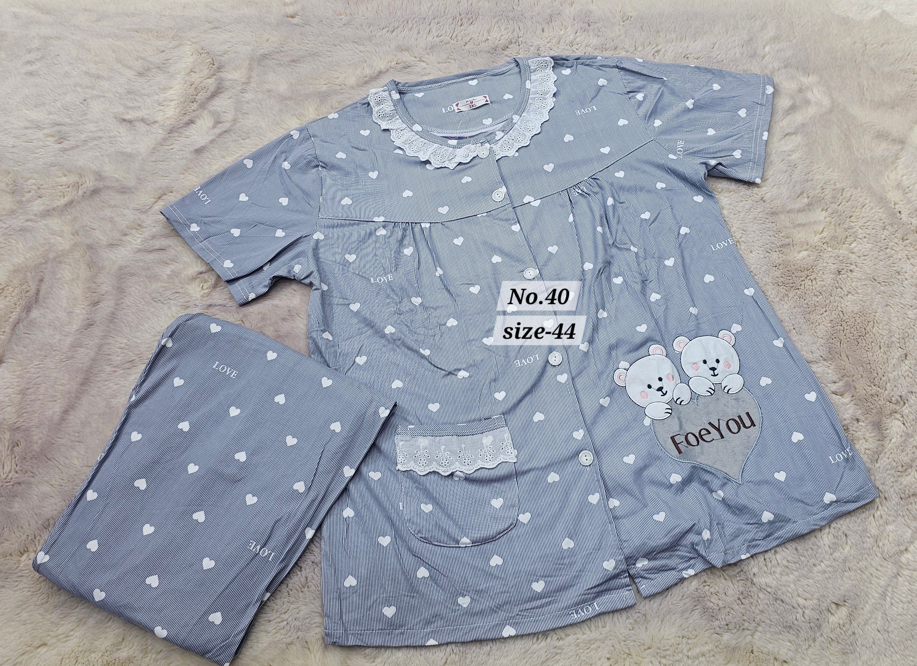 NIGHT WEAR CORD SET {SIZE-44} (NO.40)