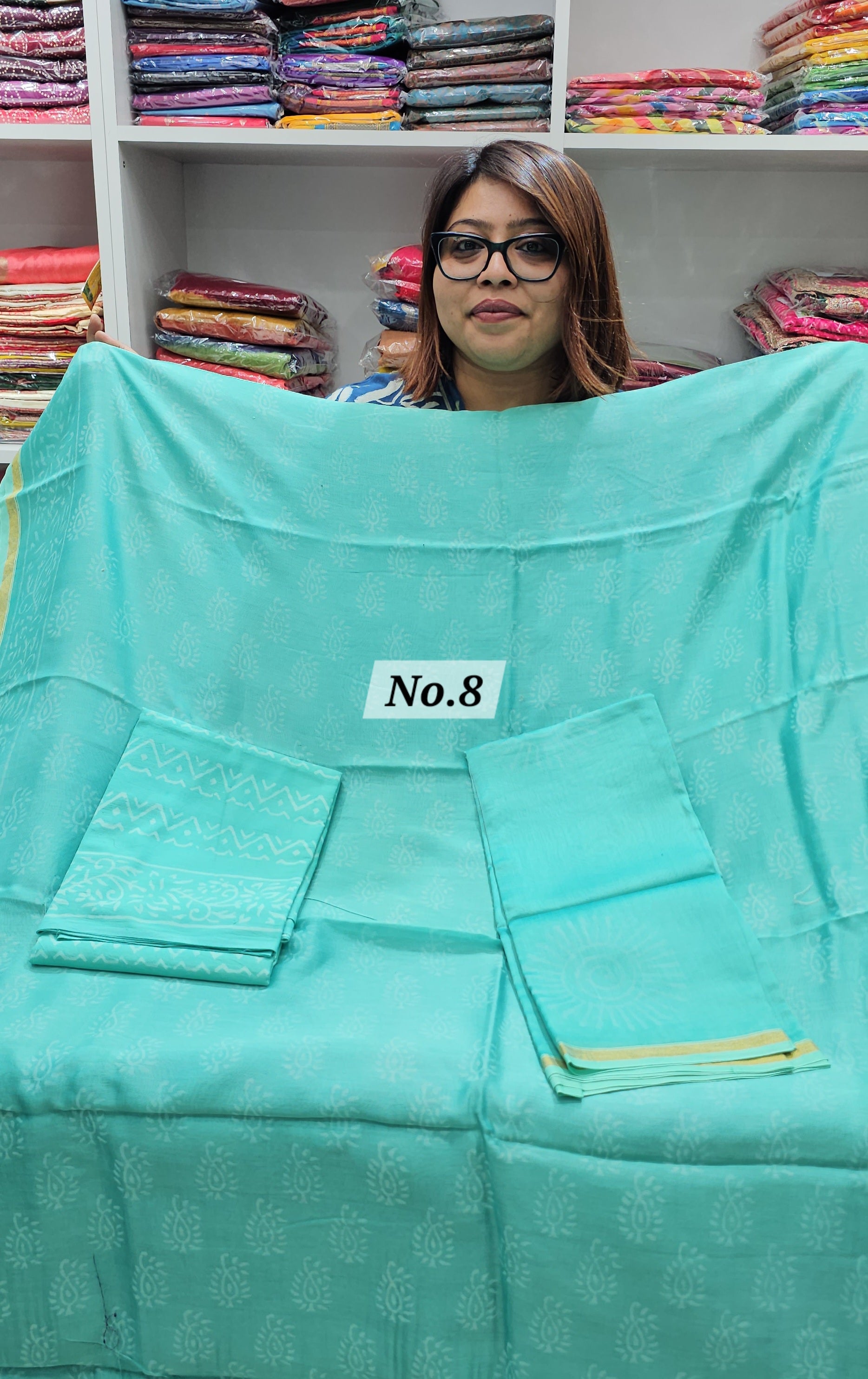 CHANDERI SILK SUITS (NO.8)