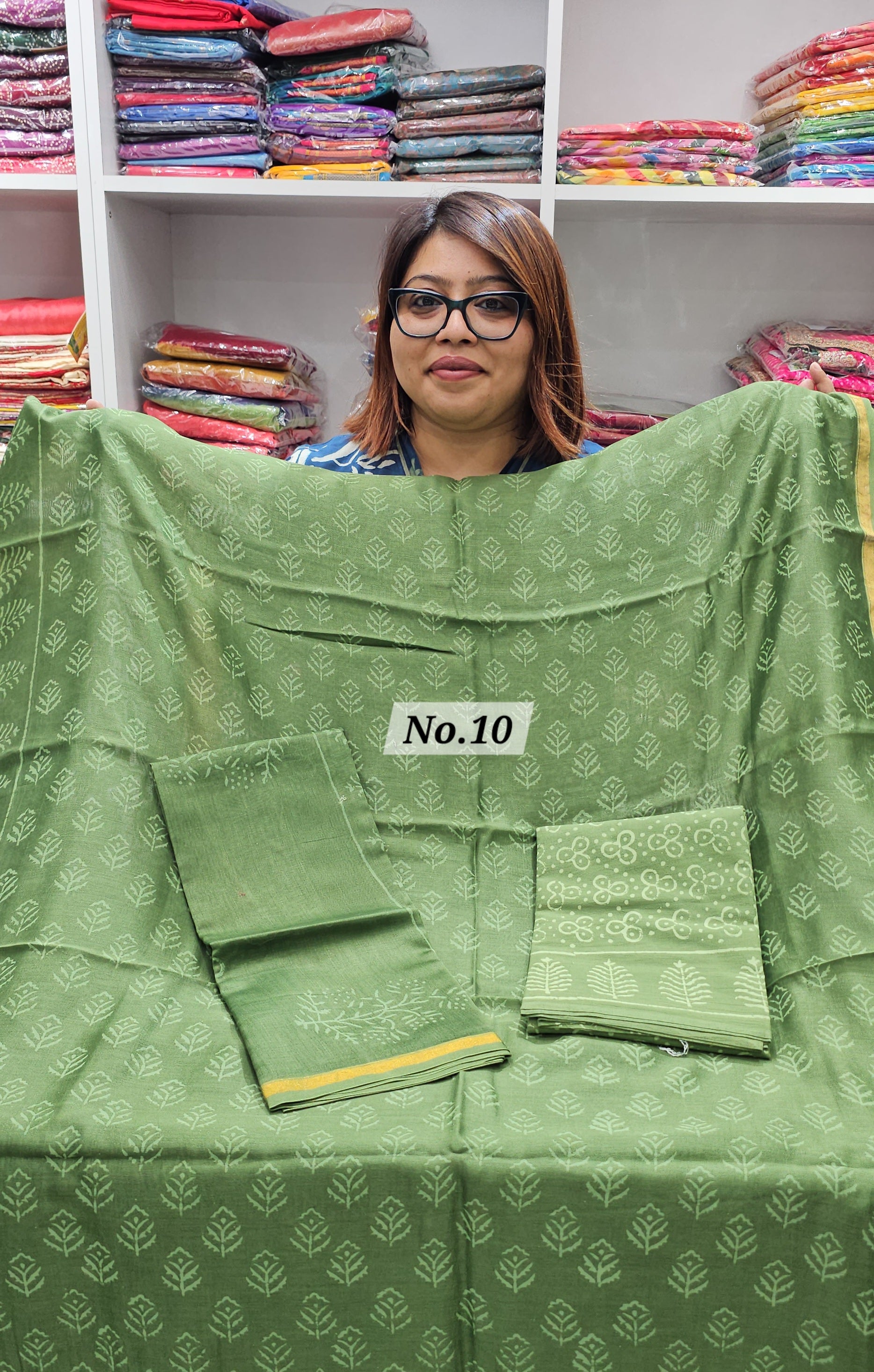 CHANDERI SILK SUITS (NO.10)