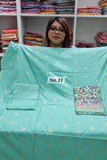 PURE HANDLOOM SILK 3PC DRESS MATERIAL (NO.11)