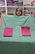 DESIGNER JAM COTTON SILK DRESS MATERIAL (NO. 5)