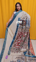 CHANDERI COTTON SILK KALAMKARI SAREE (NO. 3)