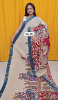 CHANDERI COTTON SILK KALAMKARI SAREE (NO. 18)