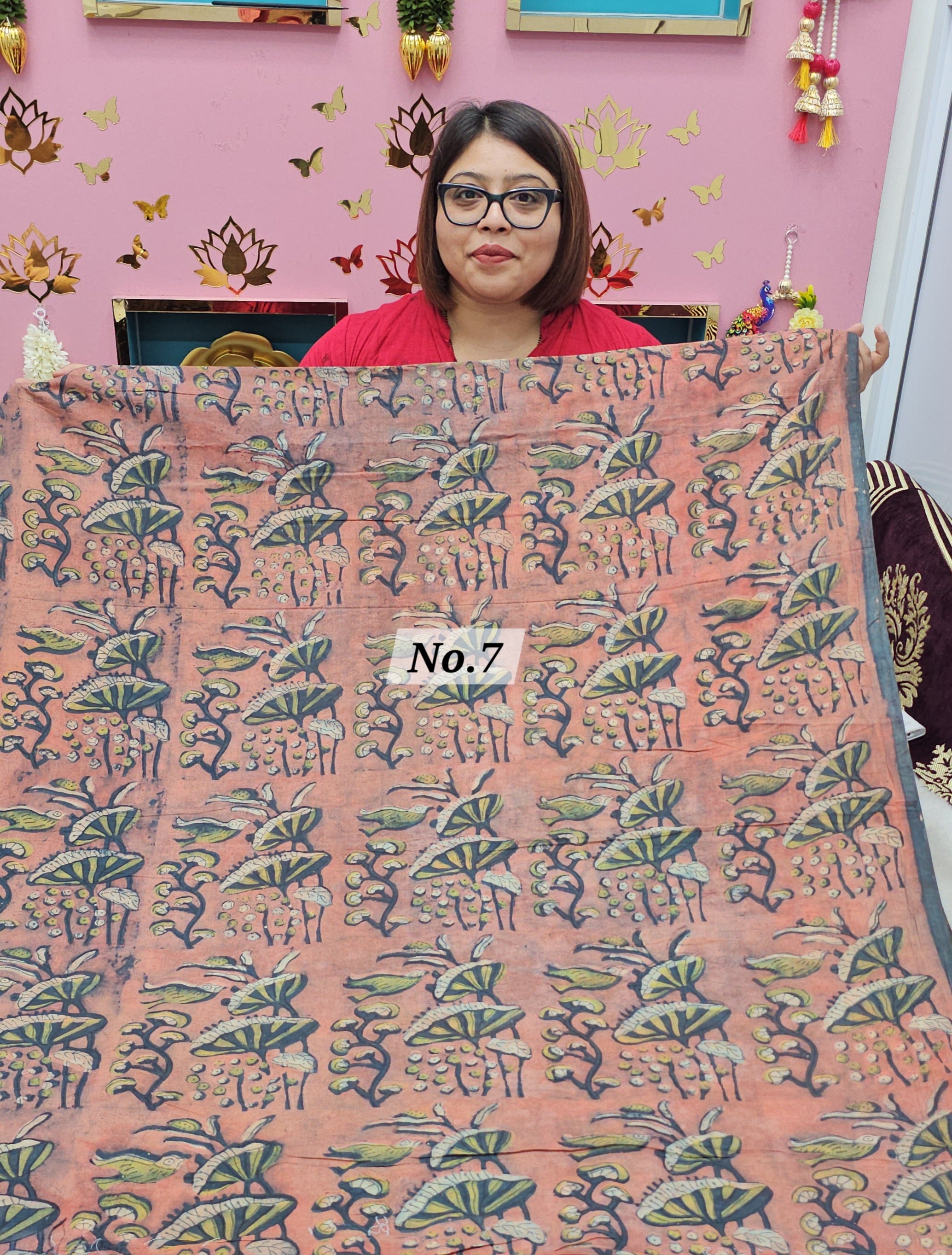 POMEGRANATE DYE 2.5 MTR FABRIC (NO.7)