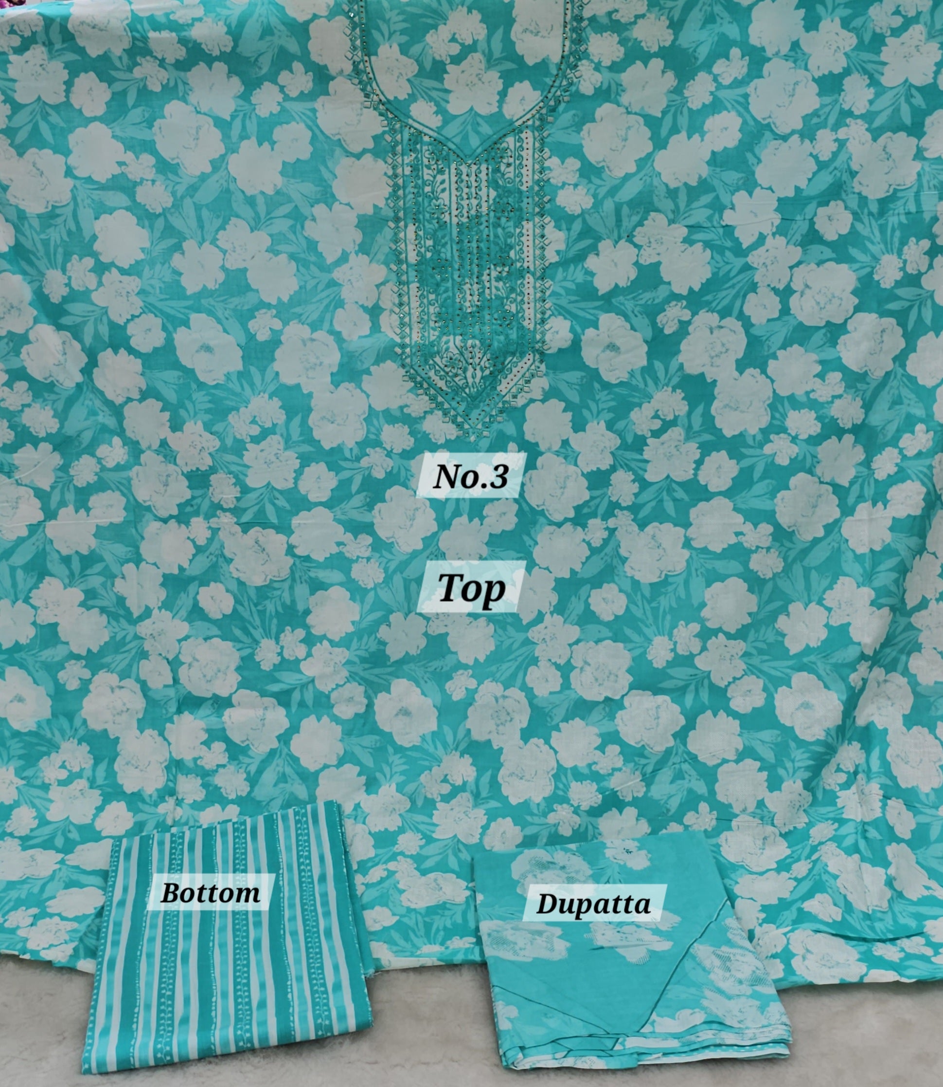 PREMIUM 3PC DRESS MATERIAL (NO. 3)