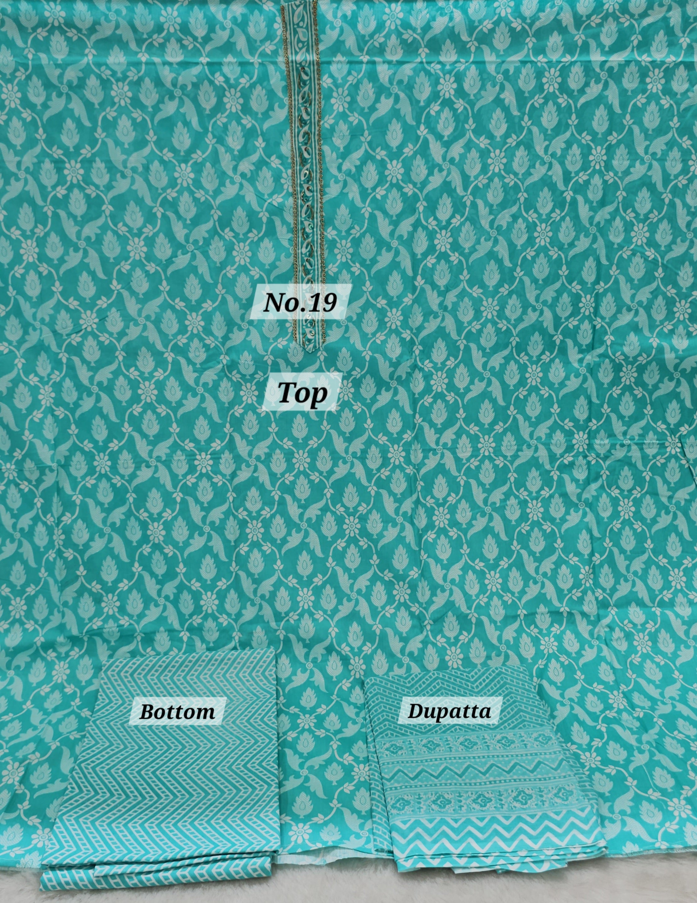 PREMIUM 3PC DRESS MATERIAL (NO. 19)