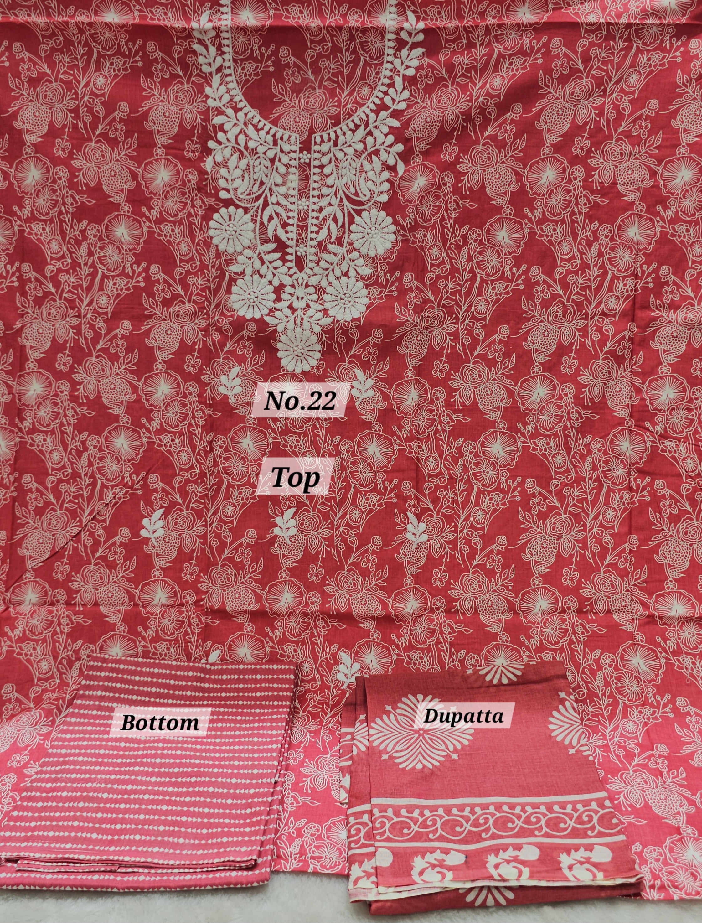 PREMIUM 3PC DRESS MATERIAL (NO. 22)