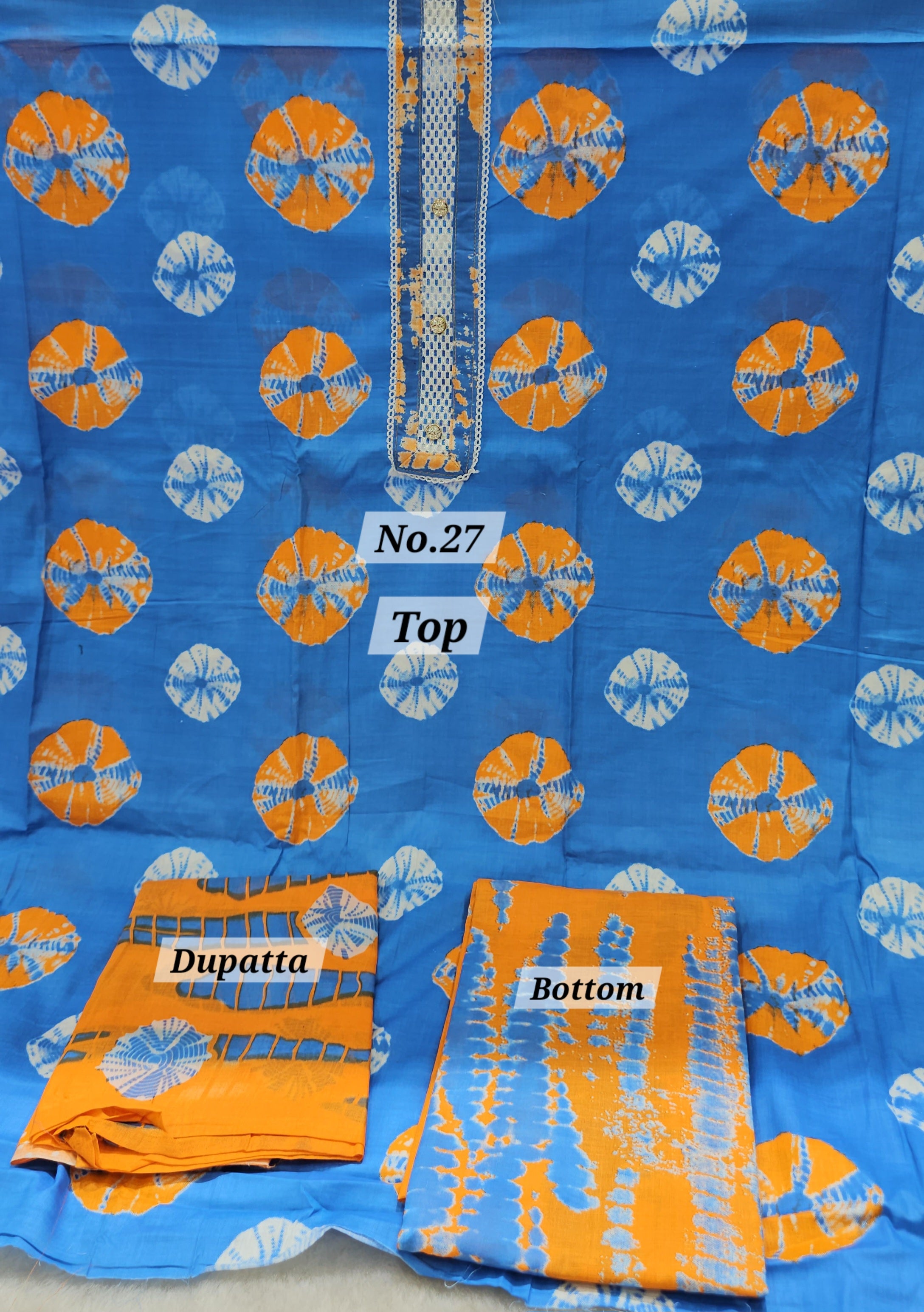 PREMIUM 3PC DRESS MATERIAL (NO. 27)