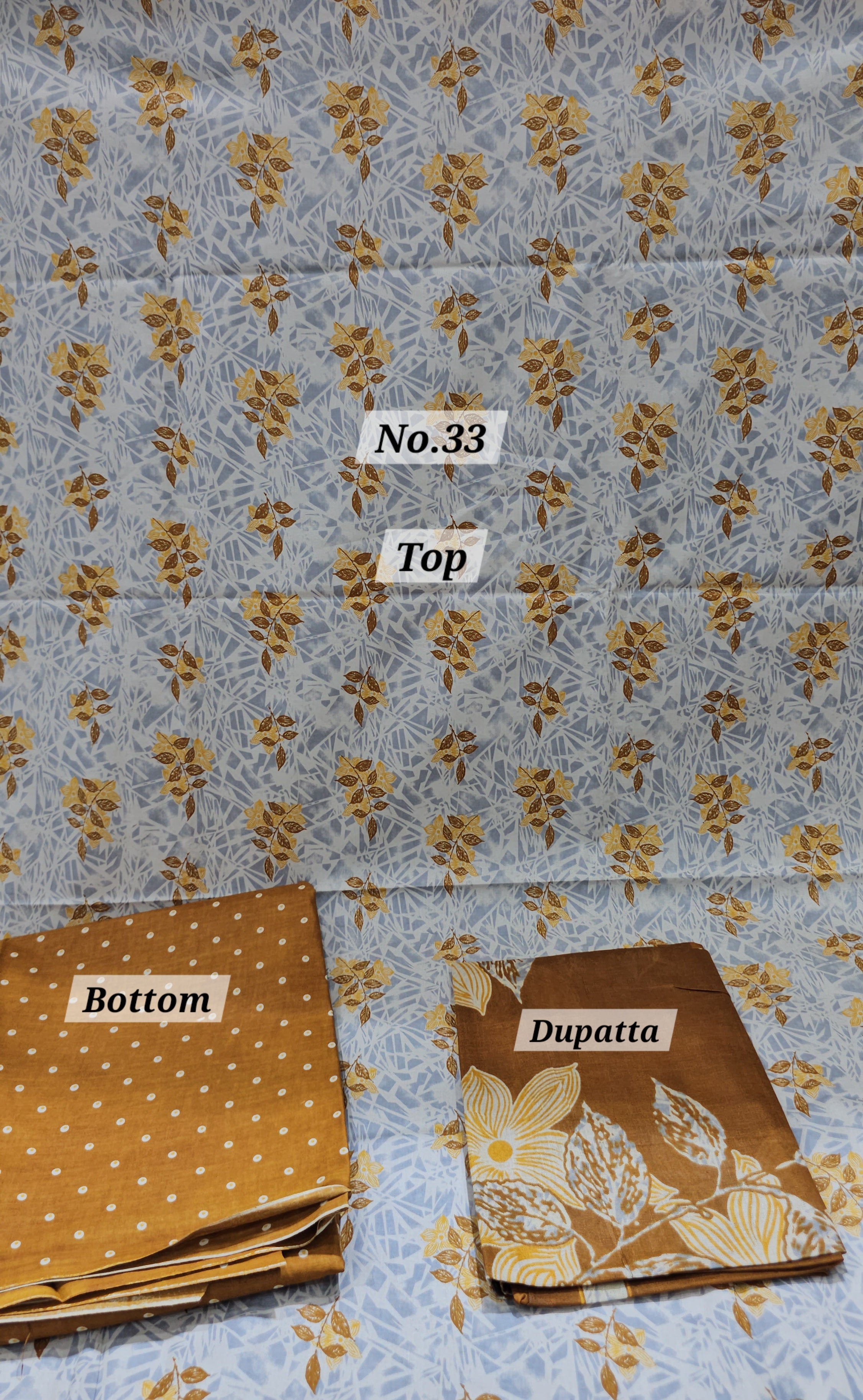 PREMIUM 3PC DRESS MATERIAL (NO. 33)