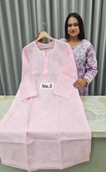 LUCKNOW CHIKANKARI READY MADE (NO .5)