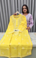 LUCKNOW CHIKANKARI READY MADE (NO .7)