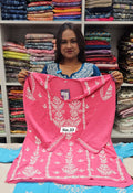 LUCKNOW CHIKANKARI SHORT TOPS {SIZE-40} (NO.33)