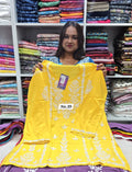 LUCKNOW CHIKANKARI SHORT TOPS {SIZE-42} (NO.39)