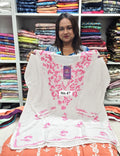LUCKNOW CHIKANKARI SHORT TOPS {SIZE-42} (NO.47)