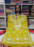 LUCKNOW CHIKANKARI SHORT TOPS {SIZE-42} (NO.52)