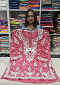 LUCKNOW CHIKANKARI SHORT TOPS {SIZE-42} (NO.57)