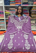 LUCKNOW CHIKANKARI SHORT TOPS {SIZE-44} (NO.61)