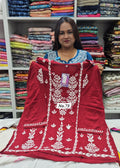 LUCKNOW CHIKANKARI SHORT TOPS {SIZE-44} (NO.73)
