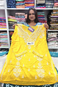 LUCKNOW CHIKANKARI SHORT TOPS {SIZE-44} (NO.77)