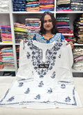 LUCKNOW CHIKANKARI SHORT TOPS {SIZE-44} (NO.79)
