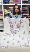 LUCKNOW CHIKANKARI SHORT TOPS {SIZE-46} (NO.87)