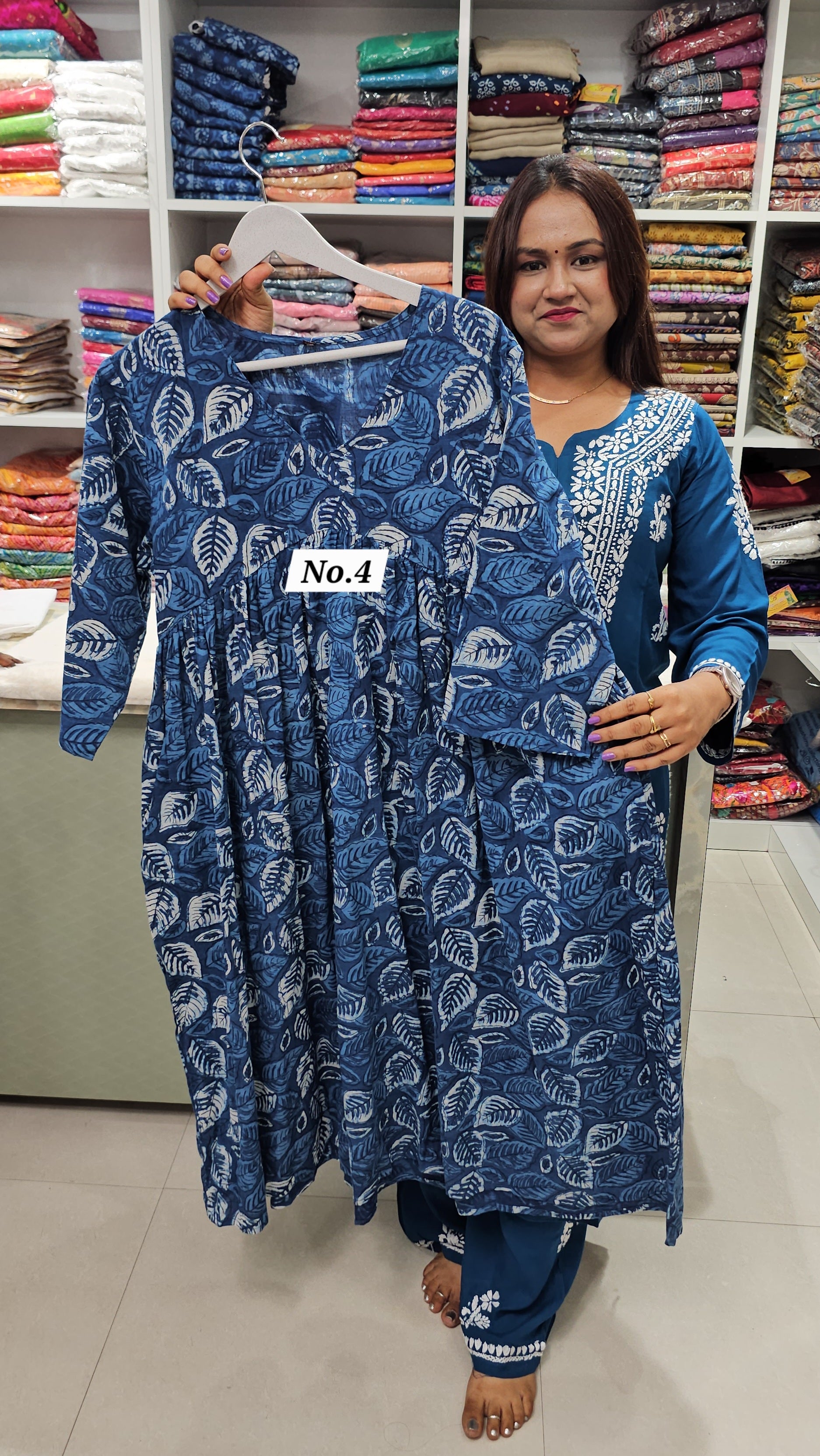 COTTON ROUND FROCK (NO.4)