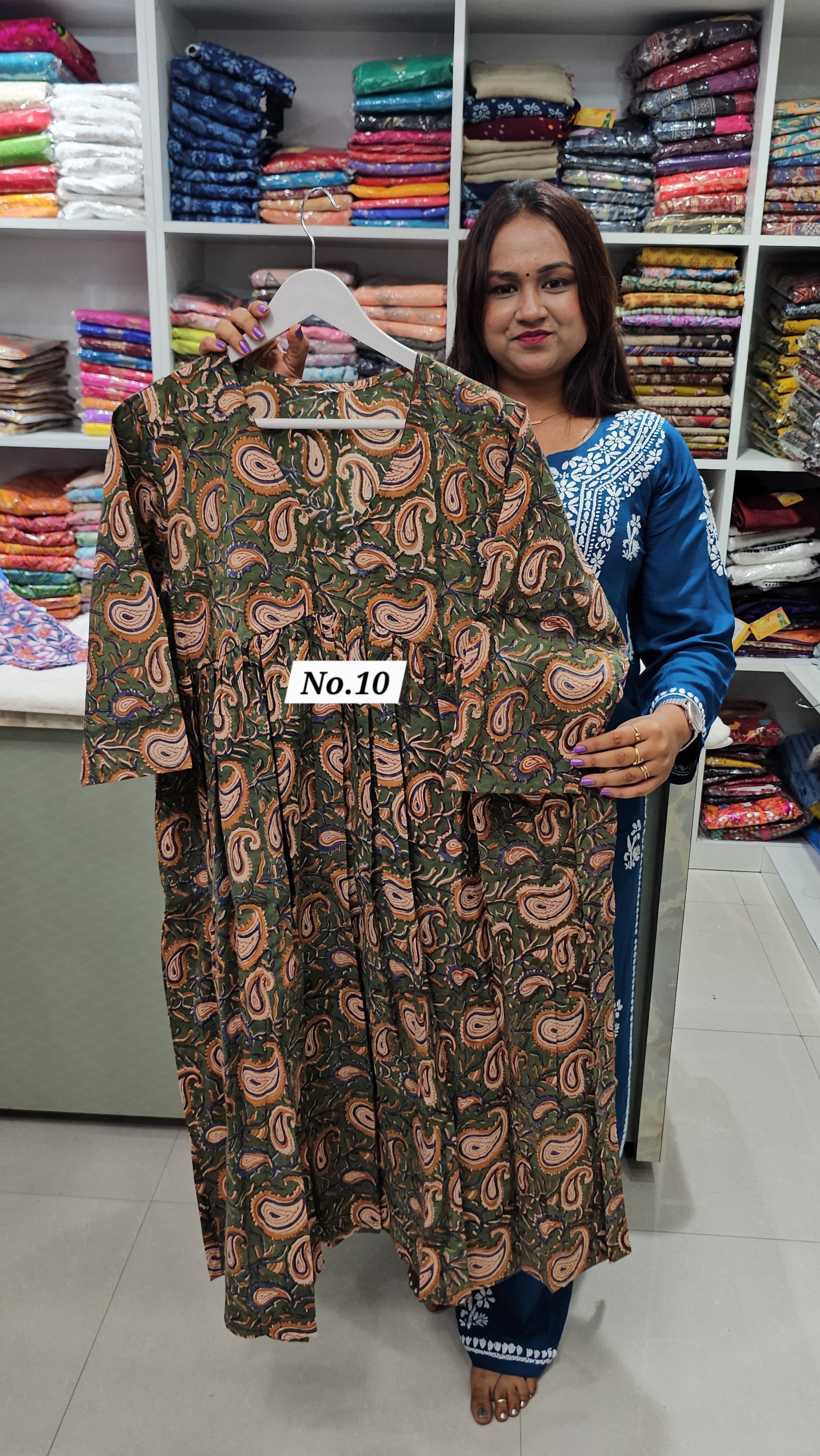 COTTON ROUND FROCK (NO.10)